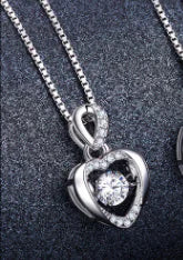 925 Silver Women's Necklace with Stylish Pendant