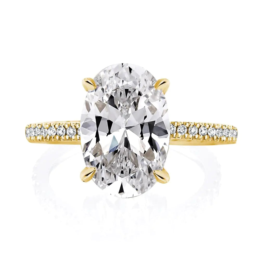RODIFFY 3.5CT Marquise Cut Engagement RingSimulated Diamond Ring925 Sterling Silver 18K Yellow/White Gold Plated Promise Ring